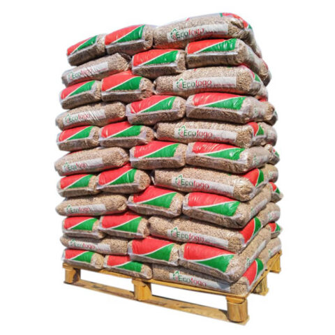Pellet Ecofogo – Palet de 66 bolsas de 15 kg