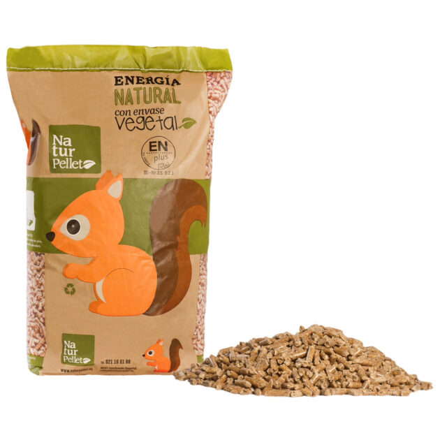 Palet de pellets 70 sacos EN ARDILLA de 15 kg
