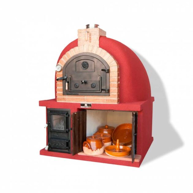 Horno tradicional con placa de cocción (patentado)