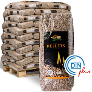 GERMAN FLAMES pellets de madera 6mm ENplusA1, palet 990kg