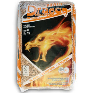 DRAGON pellets de madera 6mm ENplusA1, palet 65 x 15kg