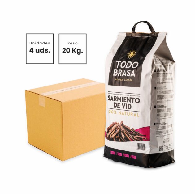Sarmiento de vid – 4 sacos de 5 kg