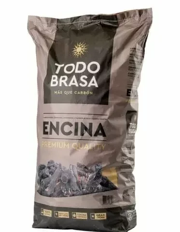 Saco de Carbón de Encina Todobrasa 2 x 12 Kg. Premium Quality
