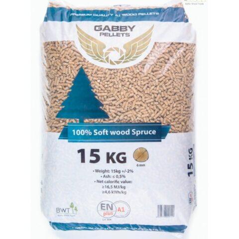 Pellets Gabby 7 sacos de 15 KG