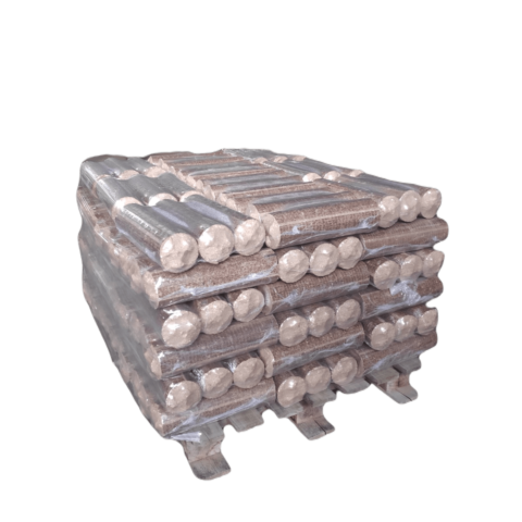 Briquetas de madera – (63 paquetes) (430kg aprox.)