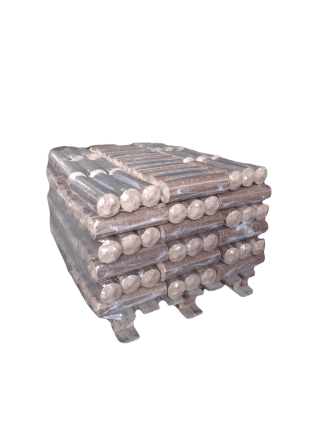 Briquetas de madera – (63 paquetes) (430kg aprox.)